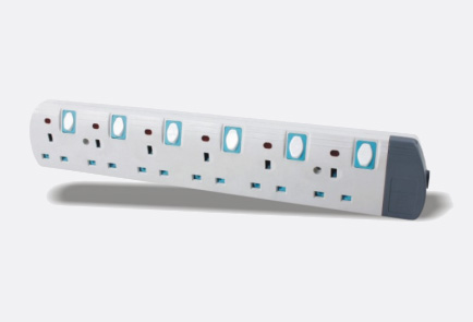 /TH-BSP6 UK Multi Plug Power Strip 