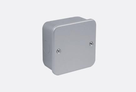 /TH9119F Single Blank Plate Metal Box