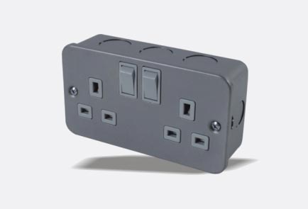 /TH9219 Metal Clad Electrical Fittings Socket and Switches